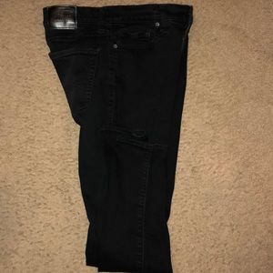 black hollister jeans